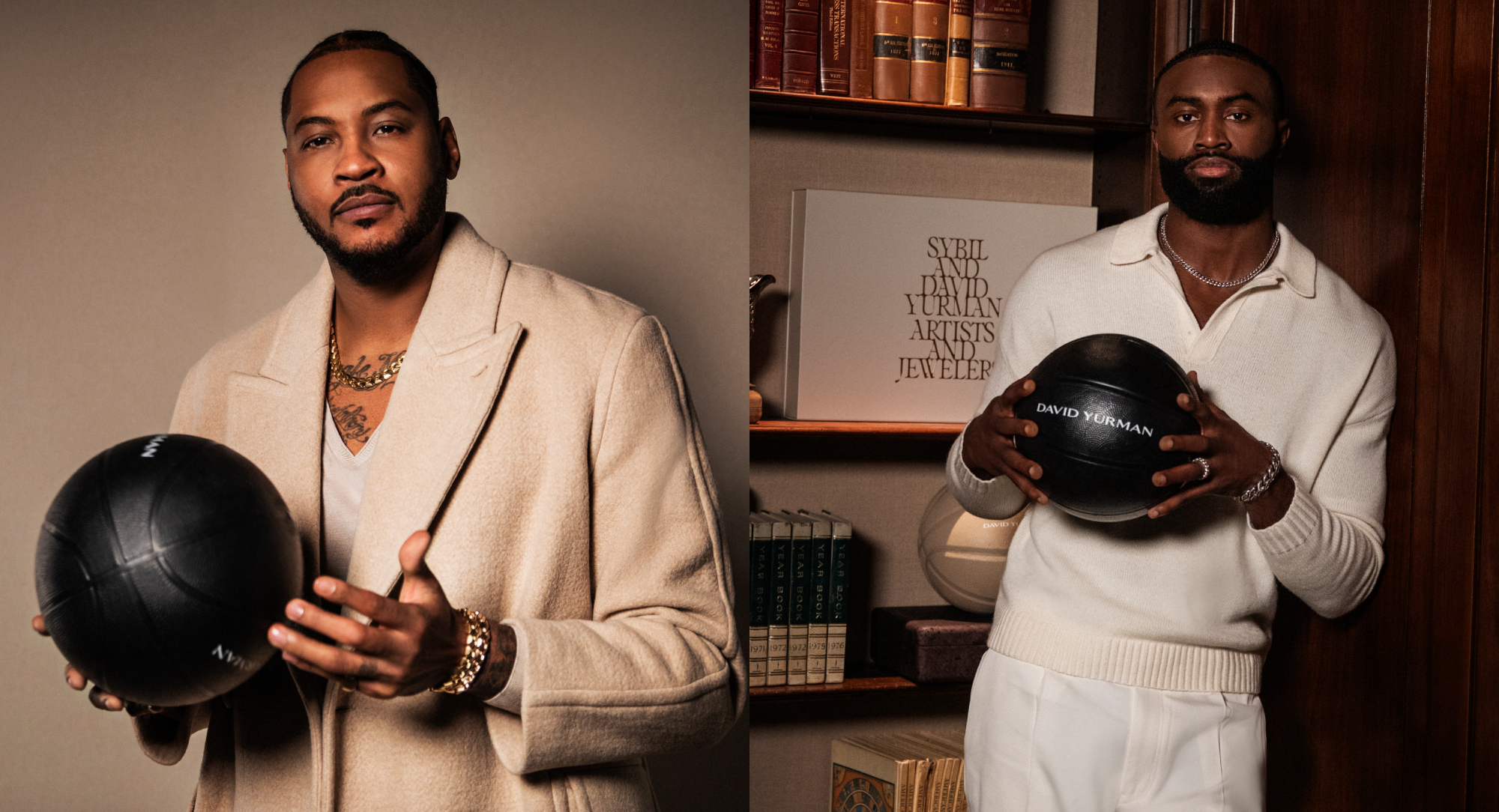大衛·尤爾曼（David Yurman）發起了路邊連鎖活動，其中包括NBA明星Carmelo Anthony和Jaylen Brown，照片